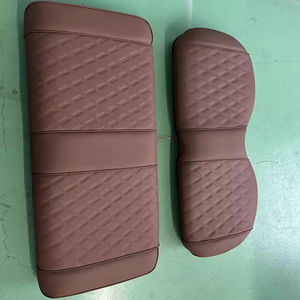 Housse de siège et de dossier en cuir microfibre pour voiturette de golf, compatible avec les modèles précédents, couleur au choix - Product Image 1