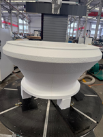 Centre d'usinage vertical CNC 5 axes Rongchi avec moteur Syntec/RichAuto pour statues en bois et en résine, servomoteur haute précision