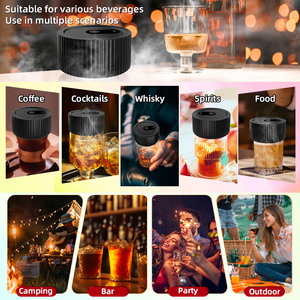 Kit de Ahumador de Whisky Eléctrico Recargable con Carga USB y 6 Sabores de Virutas de Madera, Regalos de Cumpleaños de Whisky Bourbon para Hombres - Product Image 3