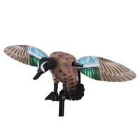 Décoy de chasse électronique en EVA pour oie à queue courte et canard, avec mouvement mécanique, ailes battantes et rotatives, tête floquée et son d'oiseau électrique
