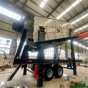 Planta Móvil de Cribado de Agregados CFTC, Máquina de Cribado Vibratorio de 3 Capas con Cinta Transportadora, Produce 4 Tipos de Productos Finales - Product Image 5