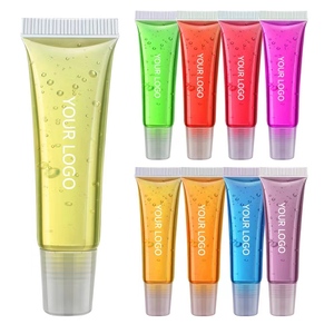 Baume à lèvres liquide hydratant à saveur de fruits, logo personnalisé SPF 10 ml, végan, maquillage, gloss à lèvres repulpant OEM, 7 couleurs - Product Image 1