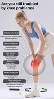 Sangle de soutien précise pour le genou, pour la compression du tendon rotulien, sangle de genou pour l'haltérophilie, l'entraînement et le fitness