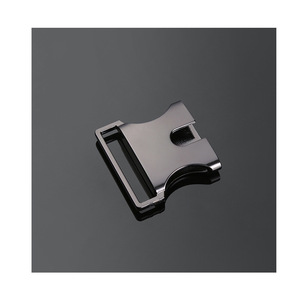 หัวเข็มขัดโลหะแบบสองง่าม 40 มม. สีกันเมทัล สำหรับกระเป๋า เข็มขัด เป้สะพายหลัง ตัวล็อคสายรัดแบบปรับได้ DZQ350 - Product Image 3