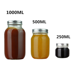 Hot sale honey and candy glass storage bottle jars with high quality from Easylife