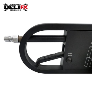 DELIFX Handhold 6x3W RGB Color Mixto Spinning Led Co2 Gun con 8x1,5 V Batería de celda seca Magic Co2 Jet Smoke Gun para discotecas - Product Image 3