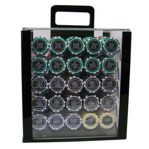 Jetons de poker Eclipse 1000 avec support en acrylique Jetons et plateau de haute qualité-Shopify - Product Image 2