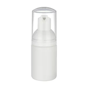 Custom foam bottle supplier Cosmetic Matte white extruded foam pump
