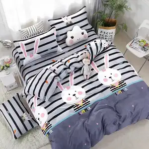 cartoon set children kids bed sheets and quilt covers comforter sets bedding