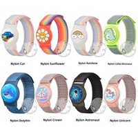 Bracelet de protection pour enfants en nylon pour Apple AirTag, étui de protection pour traceur GPS AirTag, bracelet réglable