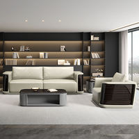 Le canapé de bureau modulaire moderne, léger, luxueux et multifonctionnel convient aux bureaux de direction et aux bureaux des cadres.