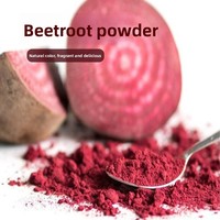 Weikeji Poudre de légumes et de fruits cuits au four 50g de poudre de betterave fine Sac de style frais pour nouilles pâtisseries Boissons alimentaires