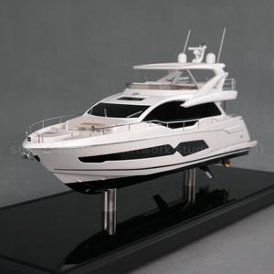 Hecho a mano con Sunseeker Princess otras marcas de yates regalo canotaje personalizado 40cm Sunseeker yate crucero modelo - Product Image 3