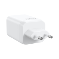 Pengisi Daya Cepat USB C 120W 2C1A Colokan EU Adaptor Daya untuk Laptop Tablet Ponsel Penggunaan Kantor