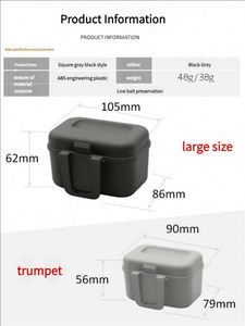 Gran oferta, caja de señuelo vivo de plástico grande, caja de almacenamiento de 90X79x56mm para caja de pesca de corriente al aire libre - Product Image 2