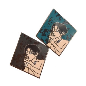 Spilli di smalto all'ingrosso nuovo Design della seconda creazione personalizzati realizzati a mano in nichel placcato in smalto duro - Product Image 1