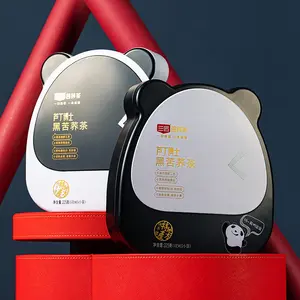 מוצרי מומחיות סיניות אריזת מתנה פנדה 225 גרם רופא רותין תה חיטה שחורה טרטרי