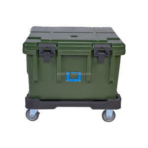 Calentador de Alimentos Portátil, Contenedor Aislado para Alimentos con Ruedas Bloqueables, Hebillas Dobles y Asas - Product Image 4