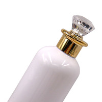 Bouteilles en Plastique Transparentes Vides, Flacons de Luxe Rechargeables avec Couvercle pour Toner, Lotion, Shampoing, Soins SPA – 250ml, 300ml, 400ml, 500ml