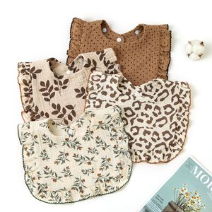 Bib Bayi Muslin, Bib Bandana Bayi, Bib Anti Ludah 100% Katun Unisex untuk Bayi Laki-laki dan Perempuan, Bib Katun Muslin dengan Kancing untuk Bayi yang Sedang Tumbuh Gigi dan Mengeluarkan Air Liur, Berumbai - Product Image 4