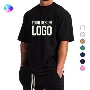 Camiseta con Hombros Caídos, Diseño 100% Algodón, Personalizada, para Hombre, de Marca, Talla Grande, Impresión de Camisetas al por Mayor, Proveedor de Camisetas al por Mayor con Logotipo - Product Image 2