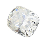 Yüksek kalite mükemmel kesim düzenli beyaz yastık şekli Moissanite gevşek taşlar için benzersiz takı kreasyonlar