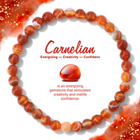 Bracelets extensibles en pierres de guérison, pierres précieuses naturelles de 6 mm, perles rondes, pierres énergétiques des chakras, bijoux pour femmes et hommes, cadeau de méditation