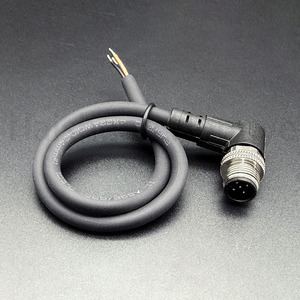 M12 A-code single-end sensorconnector kabel 2-17 pins mannelijke vrouwelijke afgeschermde kabelassemblage - Product Image 2