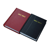 Vente en Gros NIV Version Française Louis Segond Couverture de Journal Imprimée Étude Mini Format Noir KJB Version Anglaise Sainte Bible
