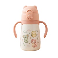 Bouteille isotherme 300 ml pour enfants en acier inoxydable, intérieur et extérieur en acier inoxydable 304, bouteille d'eau isolée OEM
