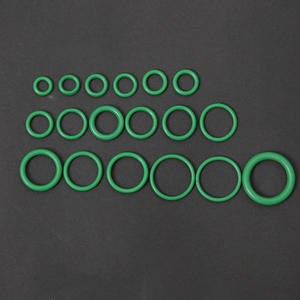 Caja de reparación de 18 compartimentos con junta tórica de goma verde para piezas de aire acondicionado, resistente al desgaste y a altas temperaturas - Product Image 2