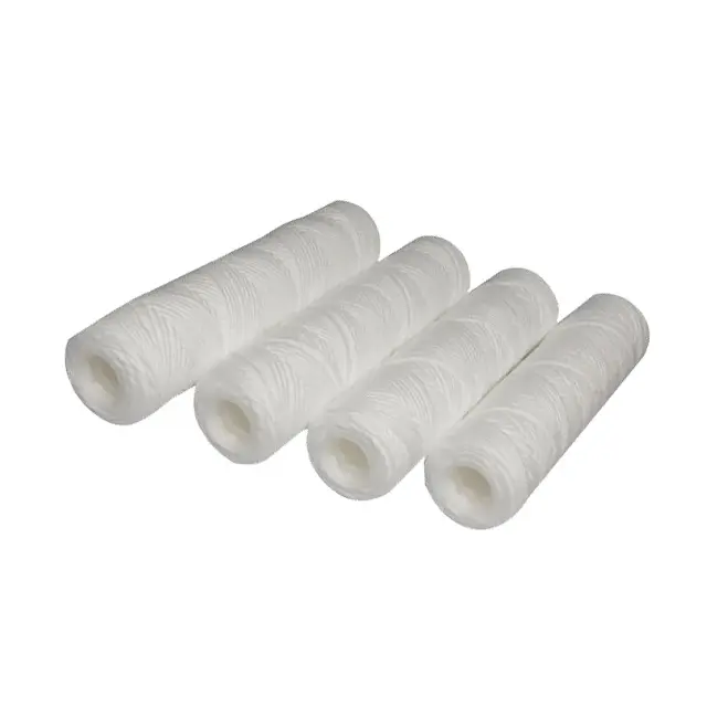 Food Grade 2.5inch x 10inch 1 to 100 Micron Polypropylene Yarn String Wound Sediment Water Filter For Beverage