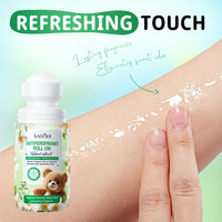 Déodorant Roll-on Unisexe OEM SADOER Little Bear Floral Fragrance, Rafraîchissant, Anti-odeur, Longue Durée, Anti-transpirant