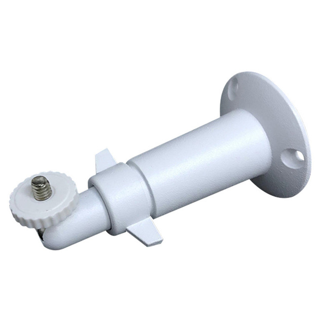 Aluminum Alloy White Universal Wall Mount Adjustable Mini Bullet Camera Bracket 120mm X 58mm KOPDA KD-502W