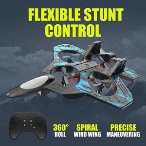 <span class=keywords><strong>Avion</strong></span> de chasse RC 2,4 GHz EPT, jouet volant télécommandé en mousse EPP avec lumières LED, modèle d'<span class=keywords><strong>avion</strong></span> RC d'extérieur, cadeau pour enfants - Product Image 1