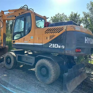 Venta caliente Hyundai 210W-9 excavadoras de ruedas usadas a bajo precio Las excavadoras de ruedas Hyundai 210W-9 están en buenas condiciones - Product Image 1