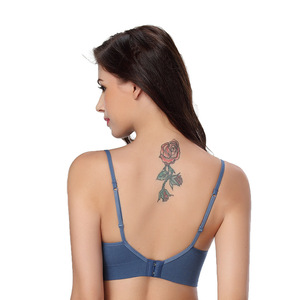 Sujetador Deportivo Sin Costuras para Mujer, con <span class=keywords><strong>Escote</strong></span> <span class=keywords><strong>Profundo</strong></span> en V, Logotipo Personalizado, Transpirable, Suave, con Efecto <span class=keywords><strong>Push</strong></span>-<span class=keywords><strong>Up</strong></span>, Tejido Sólido - Product Image 2