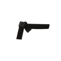 Câble plat en silicone Yuezhen noir, en cuivre étamé torsadé, 7P 26 AWG 600V, souple, en caoutchouc, fils parallèles