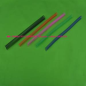 Çevre dostu Max boyutu 2 inç PVC /PET plastik ciltleme tek Spiral bobin tel dizüstü için - Product Image 6