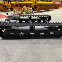 Châssis modulaire RC personnalisé, train de roulement à chenilles motorisé adaptable pour la modification de tracteurs, d'embaseurs et de tondeuses