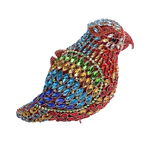 Women Delicate Bird Rhinestone <b>Clutch</b> Purse Fancy Crystal Evening Bag Luxury Handbag for Dating <b>Wedding</b> Photography - Product Image 2