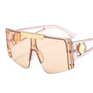 NWOGLSS 7158 nouveau carré grand cadre coloré PC lunettes de soleil en plein air <span class=keywords><strong>2021</strong></span> - Product Image 6