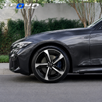 Jantes en alliage d'aluminium LEOHO VIA, nouveau design tendance, 17, 18, 19, 20 pouces, 5x114.3, 5x112, 5x108, 5x120 pour Accord, Audi et voitures particulières