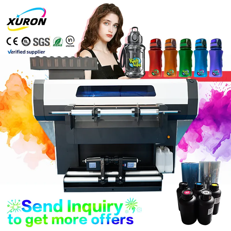 Großdruckherstellung Lieferanten vollautomatischer UV-DTF-Drucker großformatiger 300mm 600mm multifunktionaler Druck neu