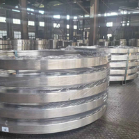 Services de forgeage pour anneaux et brides forgés laminés sans soudure, en acier et acier allié C45 42CrMo, pour roulements d'orientation industriels, fabrication OEM