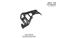 Soporte de Parachoques Trasero para Porsche Cayenne 9Y0.1 2018 2019 2020 2021 2022 2023 OE 9Y3807377 9Y3807378