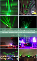 Lampu Peringatan Laser Kecepatan Tinggi 520nm 1W Modul Laser untuk Lampu Indikator Laser Kendaraan