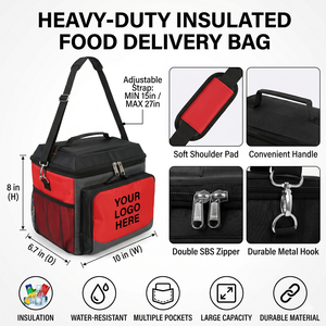 Prix d'usine Meilleur sac isotherme personnalisé portable étanche pour la livraison de nourriture Sac isotherme en toile pour le golf en plein air - Product Image 5
