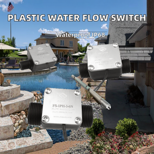 Interruptor de Flujo de Agua Tipo Paleta de Plástico NPT3/4 Pulgadas para Control de Bomba de Agua IP68, Roscas Macho, Montaje Vertical/Horizontal, 2 Cables - Product Image 2