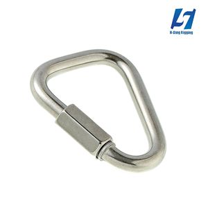 <span class=keywords><strong>Mousqueton</strong></span> forgé en acier inoxydable galvanisé <span class=keywords><strong>Delta</strong></span> Quick Link pour applications de gréement maritime et de levage minier - Product Image 4